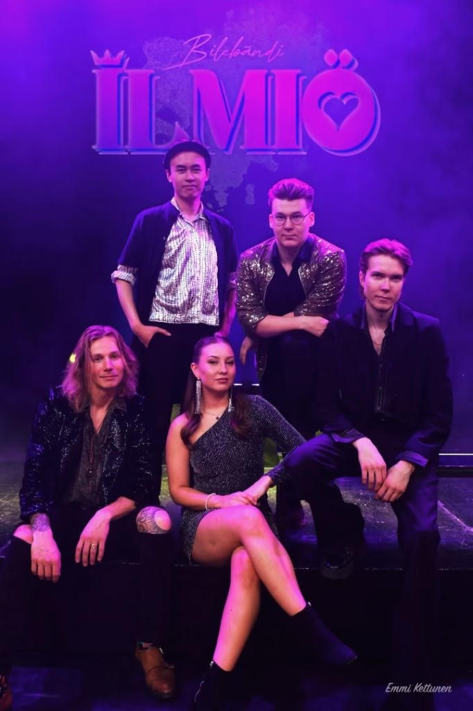 Bilebändi ILMIÖ, party band, buukkaa bändi.